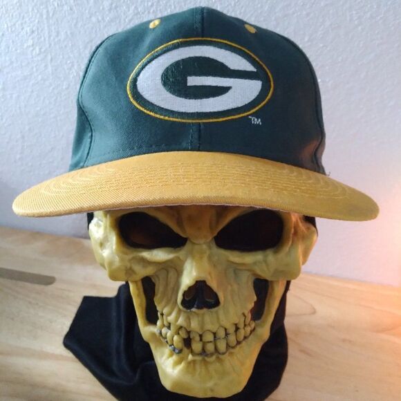 Vintage Logo 7 Green Bay Packers Snap Back Hat - Picture 1 of 10